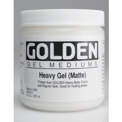 Golden | Gel Mediums | Heavy Gel (Matte) | Pot á 237ml
